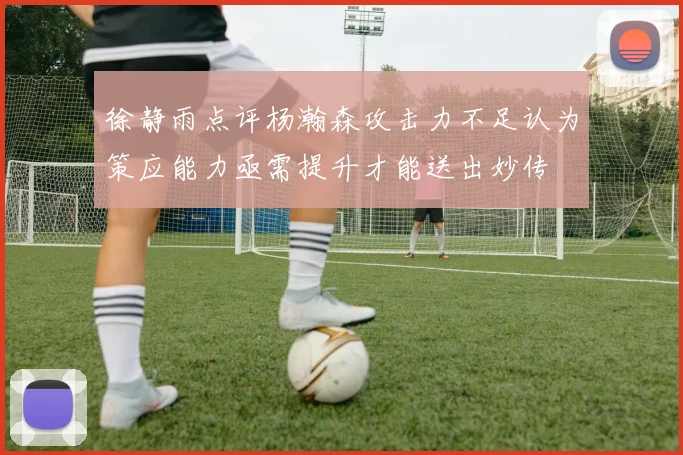 徐静雨点评杨瀚森攻击力不足认为策应能力亟需提升才能送出妙传